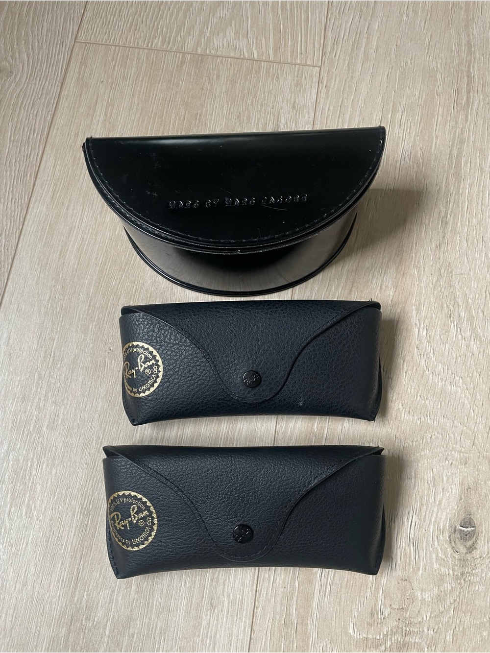 Bundle of Sunglass Cases - RayBan & Marc Jacobs